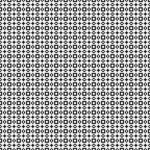 Abstrakt Cross Pattern Dots Generativ Beräkningskonst Illustration — Stock vektor