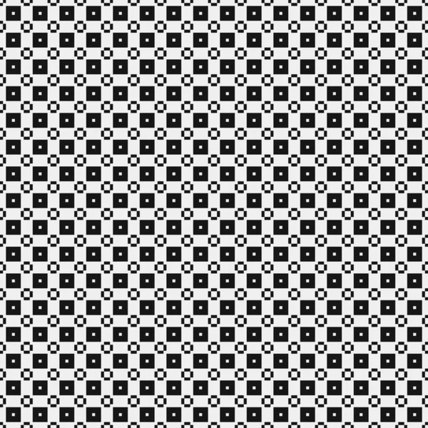 Geometrikus Varrat Nélküli Minta Fekete Fehér Formák Vektor Illusztráció — Stock Vector