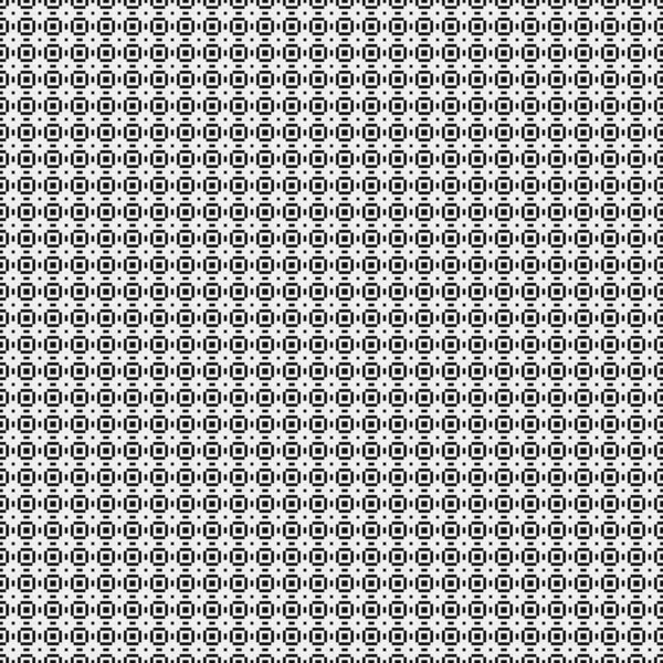 Geometrický Bezešvý Vzor Černobílých Tvarů Vektorová Ilustrace — Stockový vektor