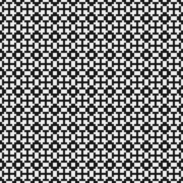 Бесшовный Рисунок Черно Белыми Линиями Векторная Иллюстрация — стоковый вектор
