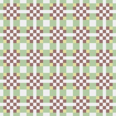 Soyut geometrik kalıp, üretken hesaplama arkaplanı 