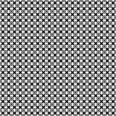 Siyah ve beyaz çizgileri olan kusursuz desen, vektör illüstrasyonu