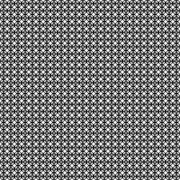 Patrón Sin Costura Con Líneas Blanco Negro Ilustración Vectorial — Archivo Imágenes Vectoriales