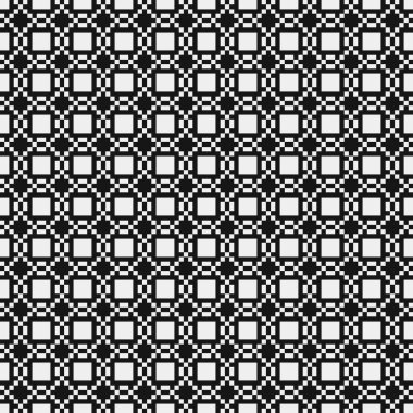 Siyah ve beyaz çizgileri olan kusursuz desen, vektör illüstrasyonu