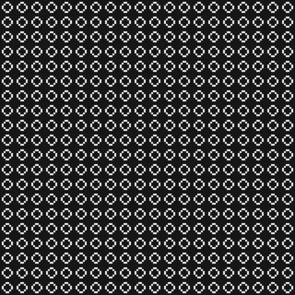 Abstract Cross Pattern Dots Logo Generative Computational Art Illustration — Stock Vector
