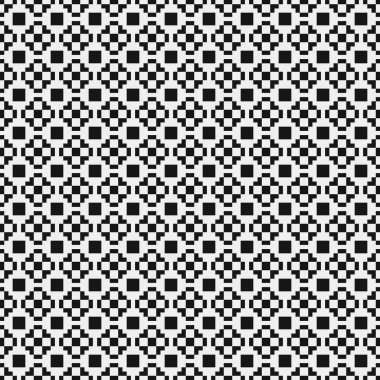 Siyah ve beyaz çizgileri olan kusursuz desen, vektör illüstrasyonu