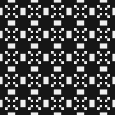 Siyah ve beyaz çizgileri olan kusursuz desen, vektör illüstrasyonu