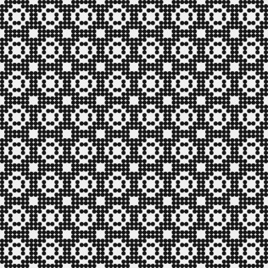 Soyut Geometrik Desen, üretken hesaplama sanatı çizimi