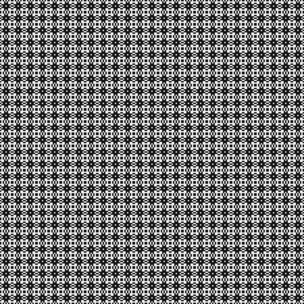 Geometric Seamless Pattern Black White Shapes Vector Illustration — Stock Vector