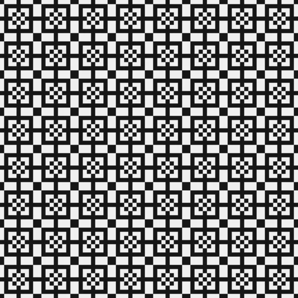 带黑白线条的无缝图案 矢量图解 — 图库矢量图片