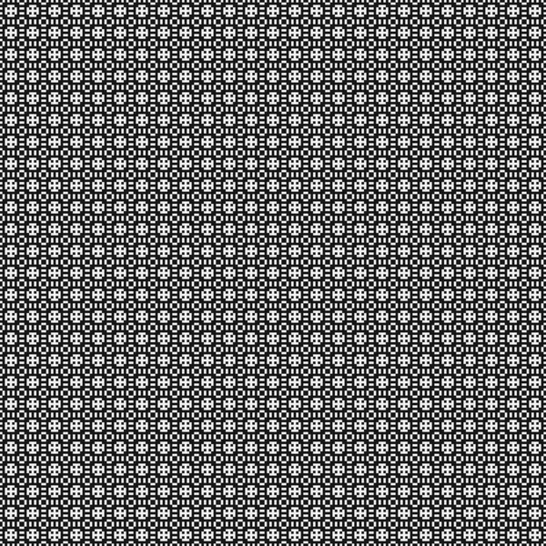 Patrón Sin Costuras Formas Geométricas Blanco Negro Ilustración Vectorial — Archivo Imágenes Vectoriales