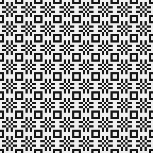 Motif Sans Couture Avec Lignes Noires Blanches Illustration Vectorielle — Image vectorielle