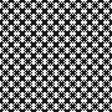 Siyah ve beyaz çizgileri olan kusursuz desen, vektör illüstrasyonu