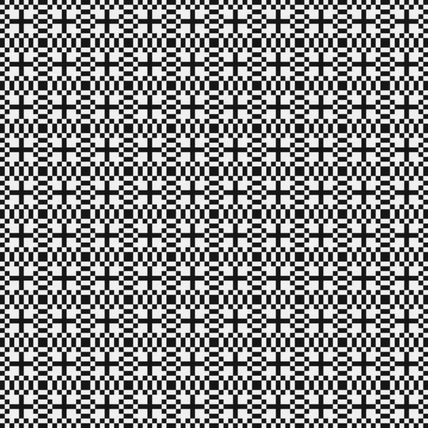 Abstract Cross Pattern Dots Illustrazione Generativa Arte Computazionale — Vettoriale Stock