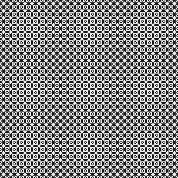 Streszczenie Cross Pattern Dots Generative Computational Art Ilustracja — Wektor stockowy