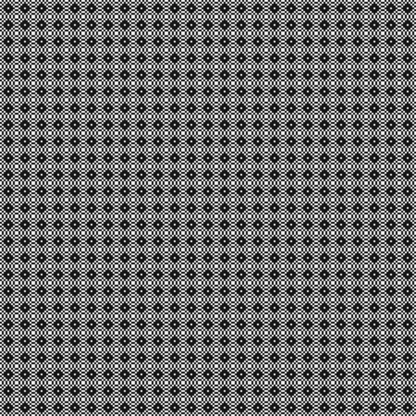 Geometrisches Nahtloses Muster Von Schwarz Weiß Formen Vektorillustration — Stockvektor