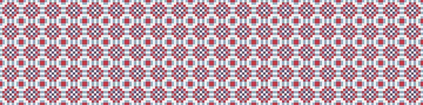 Abstract Geometric Seamless Pattern Generative Computational Art Illustration — Stock Vector