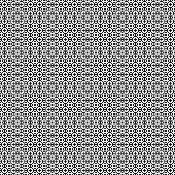 Abstrakt Cross Pattern Dots Generativ Beräkningskonst Illustration — Stock vektor