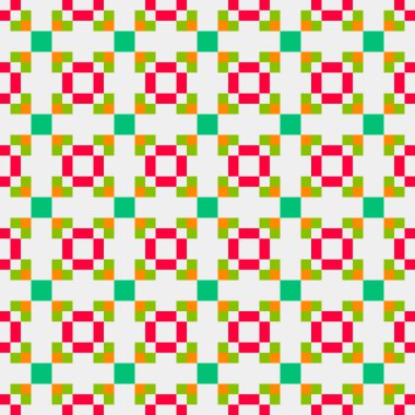 Soyut geometrik kalıp, üretken hesaplama arkaplanı 