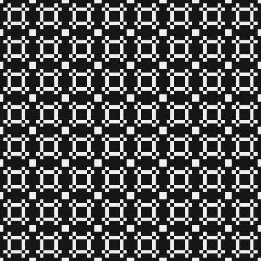 Siyah ve beyaz çizgileri olan kusursuz desen, vektör illüstrasyonu