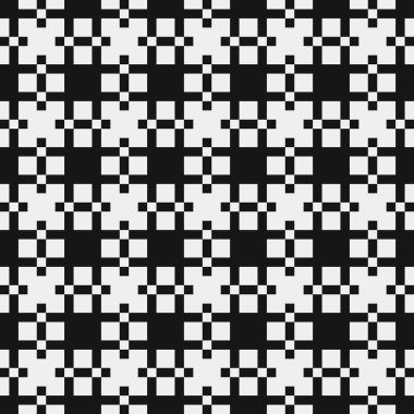 Siyah ve beyaz çizgileri olan kusursuz desen, vektör illüstrasyonu