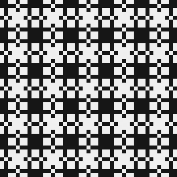 Seamless Pattern Black White Lines Vector Illustration — Stock Vector