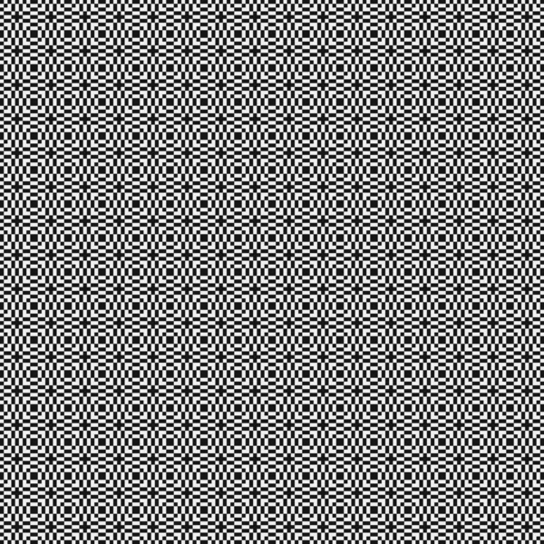 黒と白の形状の幾何学的なシームレスなパターン ベクトルイラスト — ストックベクタ