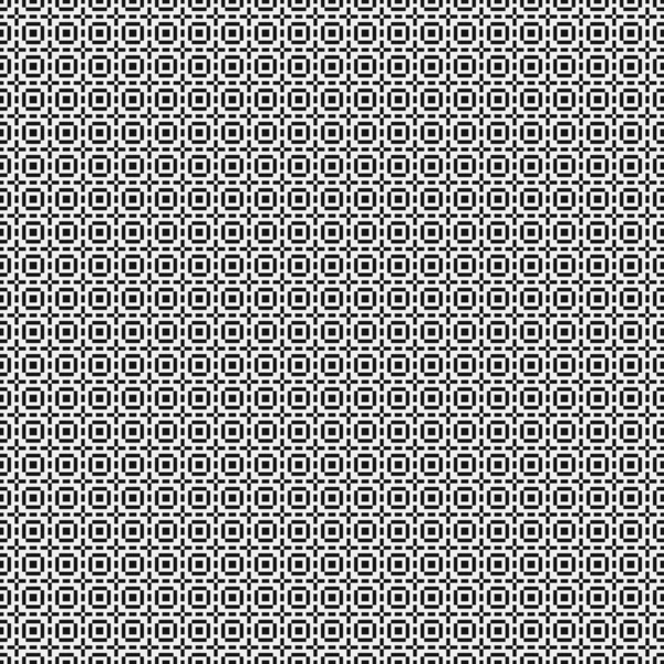 Geometric Seamless Pattern Black White Shapes Vector Illustration — Stock Vector