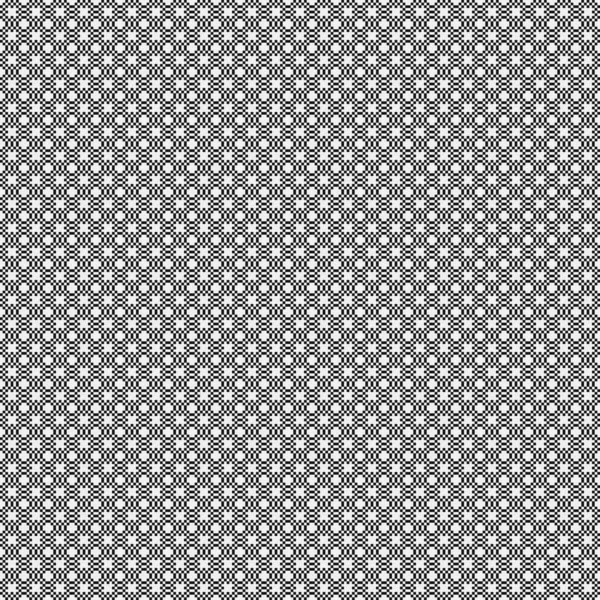 Siyah Beyaz Şekillerin Geometrik Dikişsiz Deseni Vektör Illüstrasyonu — Stok Vektör