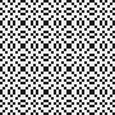 Soyut Çapraz Düzen. Noktalı arka plan. Geometrik Vektör İllüstrasyonu