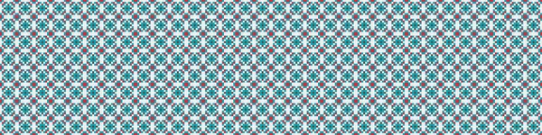 Abstract Cross Pattern Dots Computational Art Illustration — 스톡 벡터