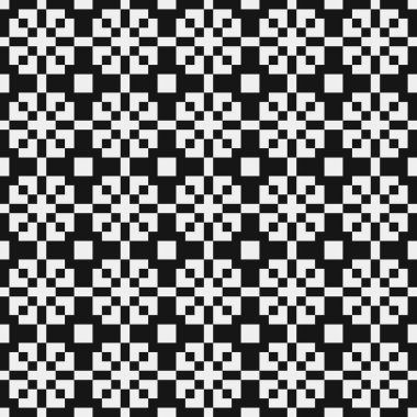 Haçlar ve Noktalar vektör illüstrasyonlu soyut Desen 