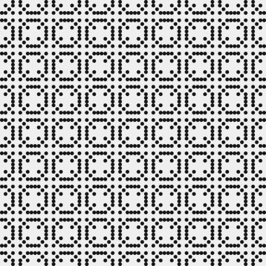 Soyut Çapraz Düzen. Noktalı arka plan. Geometrik Vektör İllüstrasyonu