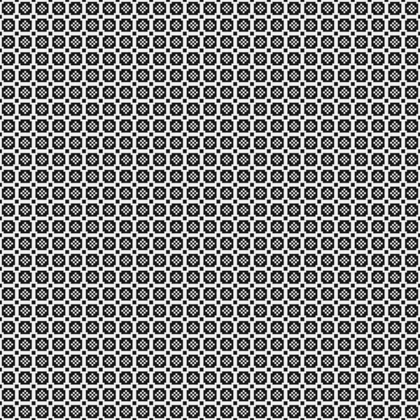 Abstract Cross Pattern Dots Logo Generative Computational Art Illustration — Stock Vector