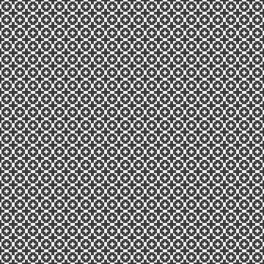 Soyut Geometrik Desen, üretken hesaplama sanatı çizimi