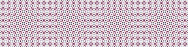 Abstrakt Geometriskt Sömlöst Mönster Generativ Beräkningskonst Illustration — Stock vektor