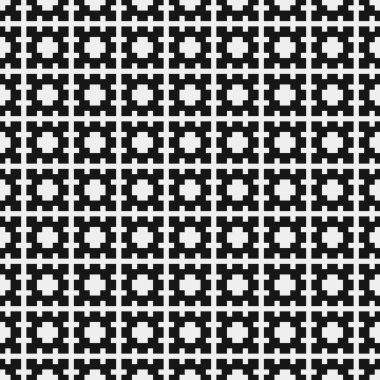 Soyut Çapraz Düzen. Noktalı arka plan. Geometrik Vektör İllüstrasyonu