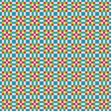 Soyut geometrik kalıp, üretken hesaplama arkaplanı 