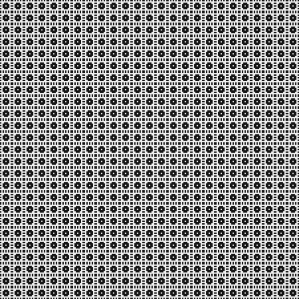 Seamless Pattern Black White Lines Vector Illustration — Stock Vector
