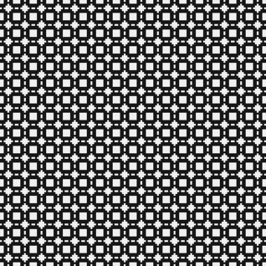 Siyah ve beyaz çizgileri olan kusursuz desen, vektör illüstrasyonu