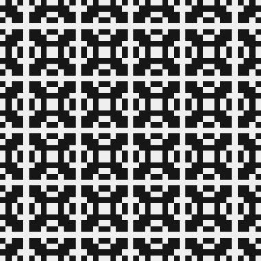 Soyut Çapraz Düzen. Noktalı arka plan. Geometrik Vektör İllüstrasyonu