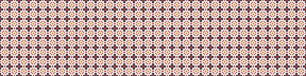 Abstract Cross Pattern Dots Illustrazione Arte Computazionale — Vettoriale Stock