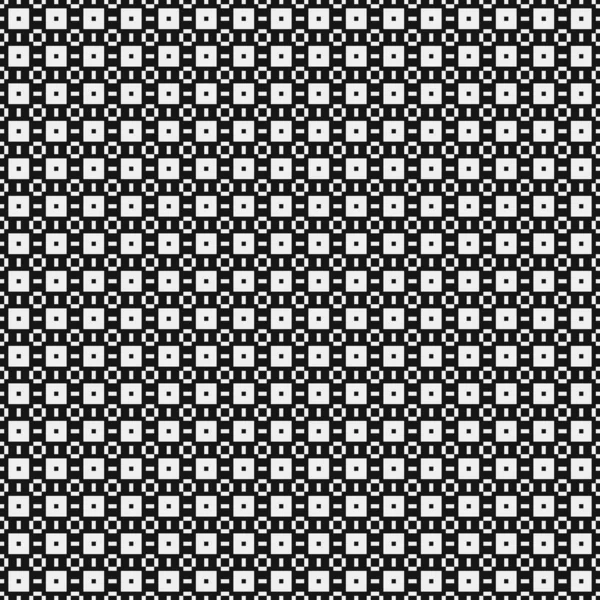 Seamless Pattern Black White Lines Vector Illustration — Stock Vector