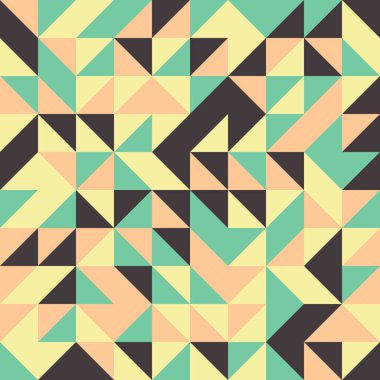 Soyut Geometrik Desen üretken hesaplama sanatı çizimi