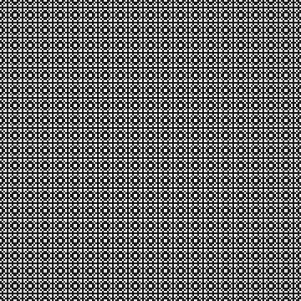 Modèle Géométrique Sans Couture Formes Noires Blanches Illustration Vectorielle — Image vectorielle