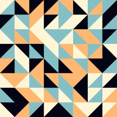 Soyut Geometrik Desen üretken hesaplama sanatı çizimi