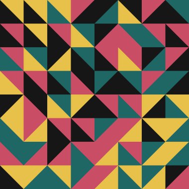 Soyut Geometrik Desen üretken hesaplama sanatı çizimi