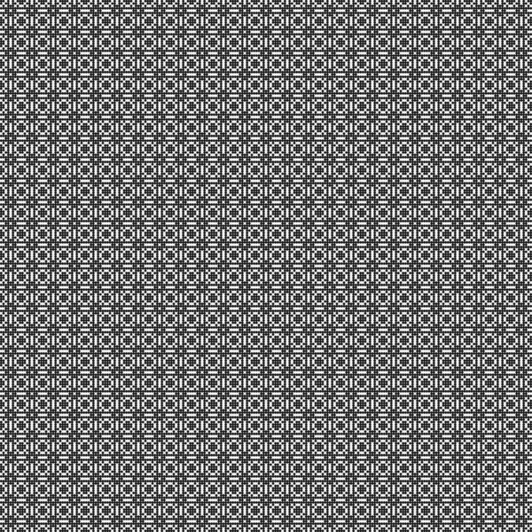 Patrón Sin Costuras Formas Geométricas Blanco Negro Ilustración Del Vector — Vector de stock