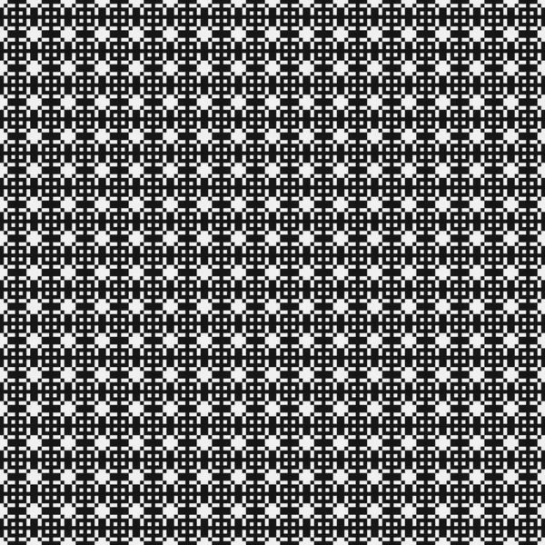 Seamless Pattern Black White Lines Vector Illustration — Stock Vector