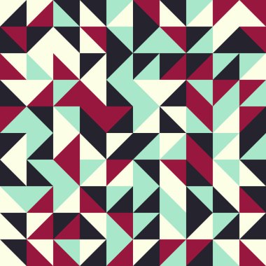 Soyut Geometrik Desen üretken hesaplama sanatı çizimi